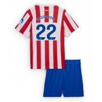 Atletico Madrid Giacomo Raspadori #22 Replika babykläder Hemmaställ Barn 2025-26 Kortärmad (+ korta byxor)